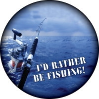 I'd Rather be Fishing Spare Wheel Cover