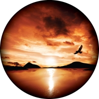 Flying Free Sunset Spare Wheel Cover