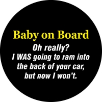 Baby On Board funny spare wheel cover