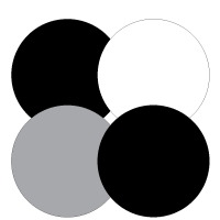 Plain black, white or grey spare wheel cover