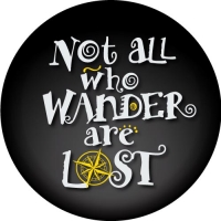 Not All Who Wander Are Lost Spare Wheel Cover Design