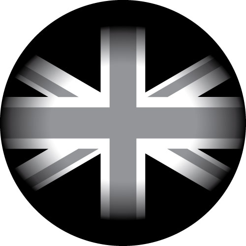 Grey UK Flag spare wheel cover design