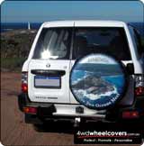 Augusta Lighthouse spare wheel cover for Nissan Patrol.
