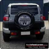 MW Steel Spare Tyre Cover on an Toyota FJ Cruiser.