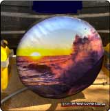 Striking photo on a custom spare tyre cover