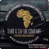 Sand and Safari Co Spare Tyre Cover Design.