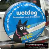 Wetdog spare tyre cover.
