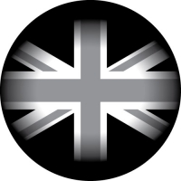 Grey UK Flag spare wheel cover design