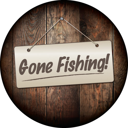Gone Fishing Sign